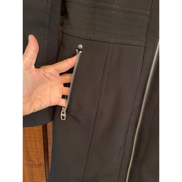 Miss Sixty faux fur lined hooded trench coat size XS - Picture 4 of 11